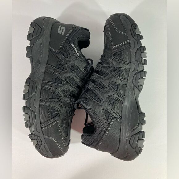 Skechers Terrabite Dellga 51847W Men’s 8 Black Trail Hiking Shoes Wide - Picture 4 of 8